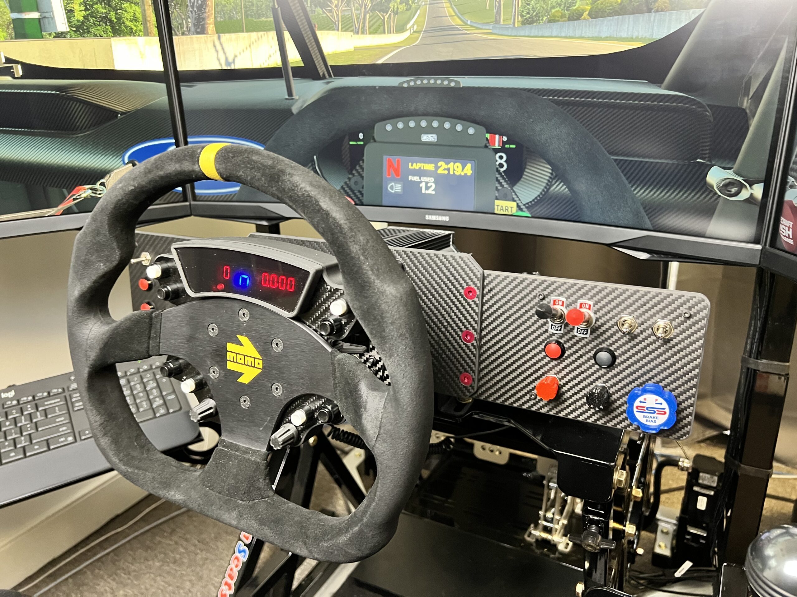 sim racing button box by Dropoff510