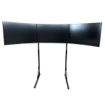 Triple monitor stand